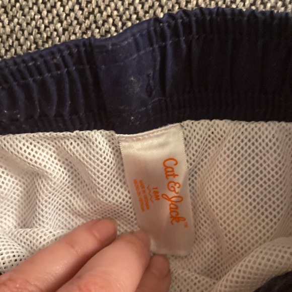 Cat & Jack Toddler Boy Pineapple Swim Trunks - Picture 4 of 4